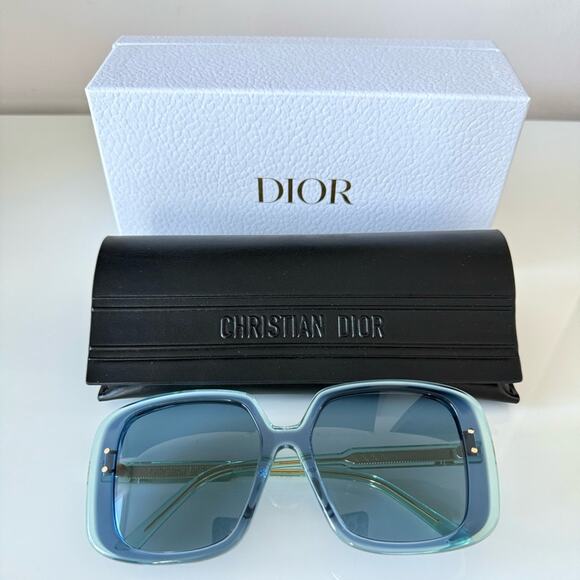 Dior Highlight S3F 30B0  Oversized Square Sunglasses Authentic Retail 480$ - Picture 11 of 11